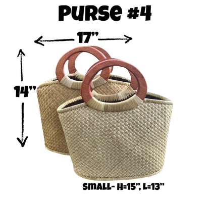 Lauhala purses