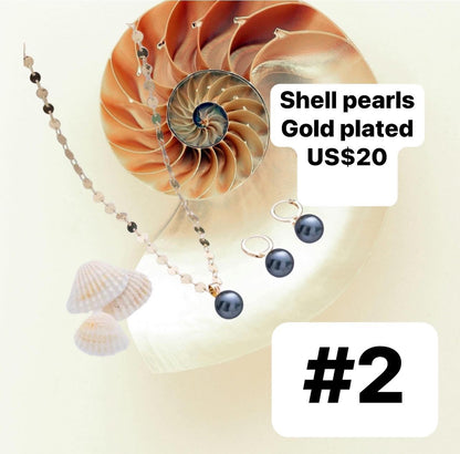 Barrel Shell pearl sets