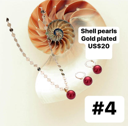 Barrel Shell pearl sets