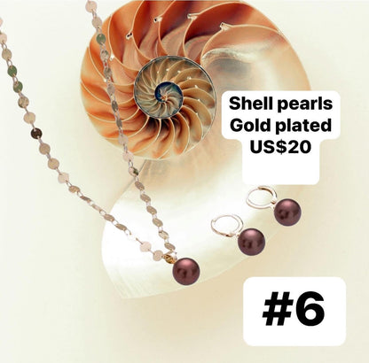 Barrel Shell pearl sets