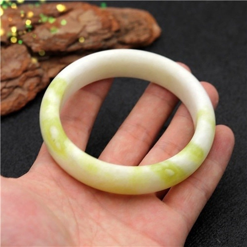 Genuine Natural Green Jade Bangle