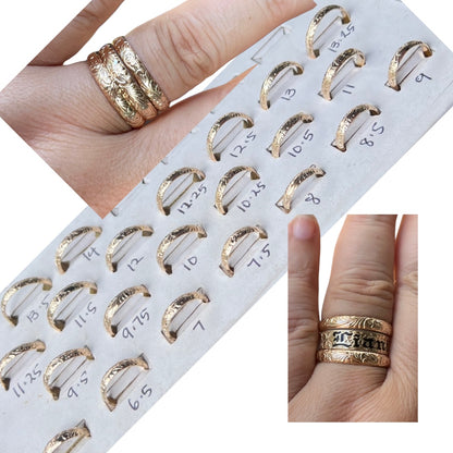 GOLD FILLED RINGS