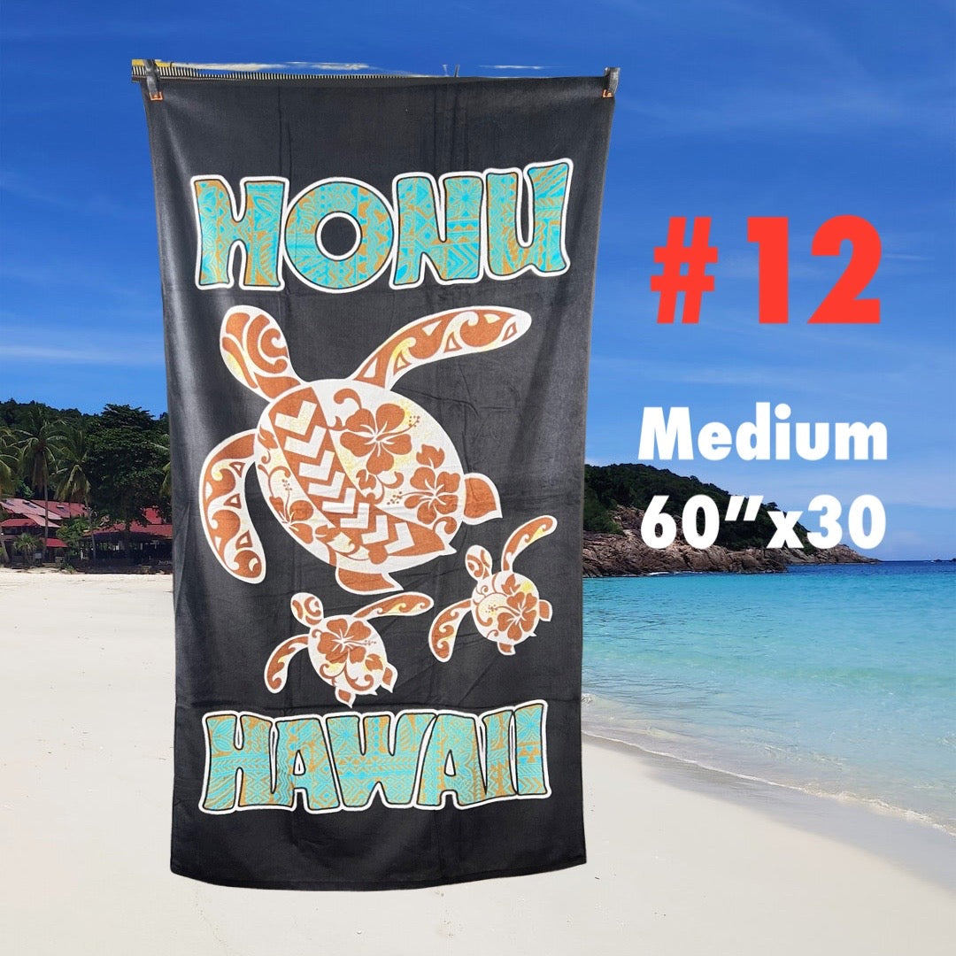 Hawaiian Print Towels