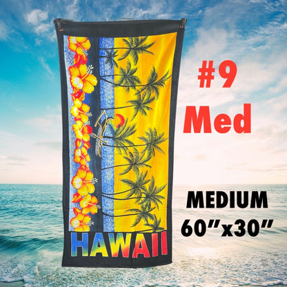 Hawaiian Print Towels