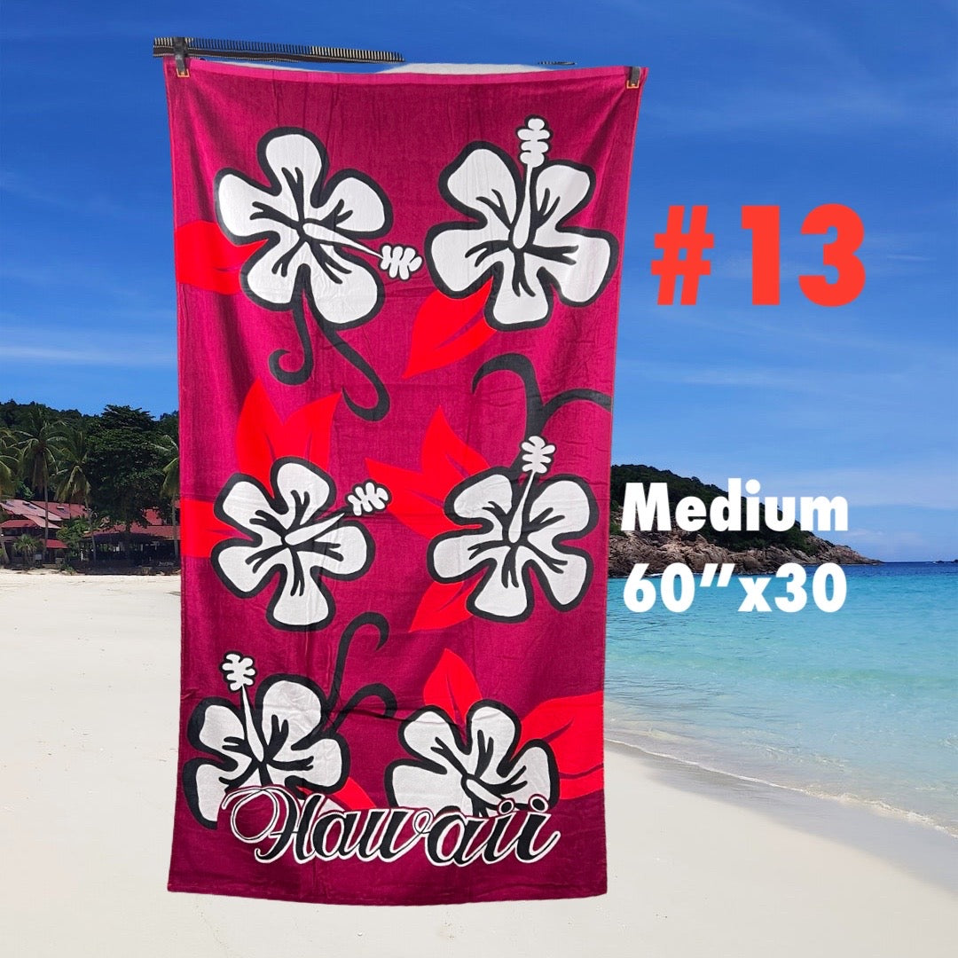 Hawaiian Print Towels