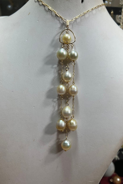 Golden south seas pearls