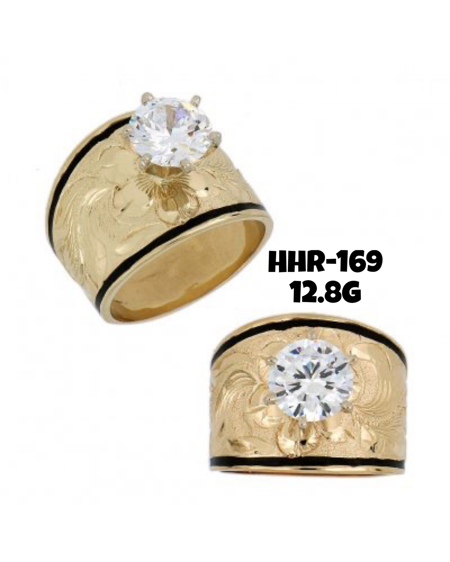 HHR (14K) HAWAIIAN RING #3    (HHR-163, HHR-167, HHR-169, HHR-177, HHR-178)