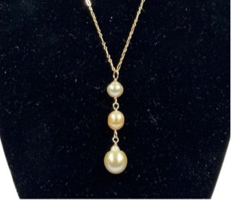 Authentic pearls link necklaces