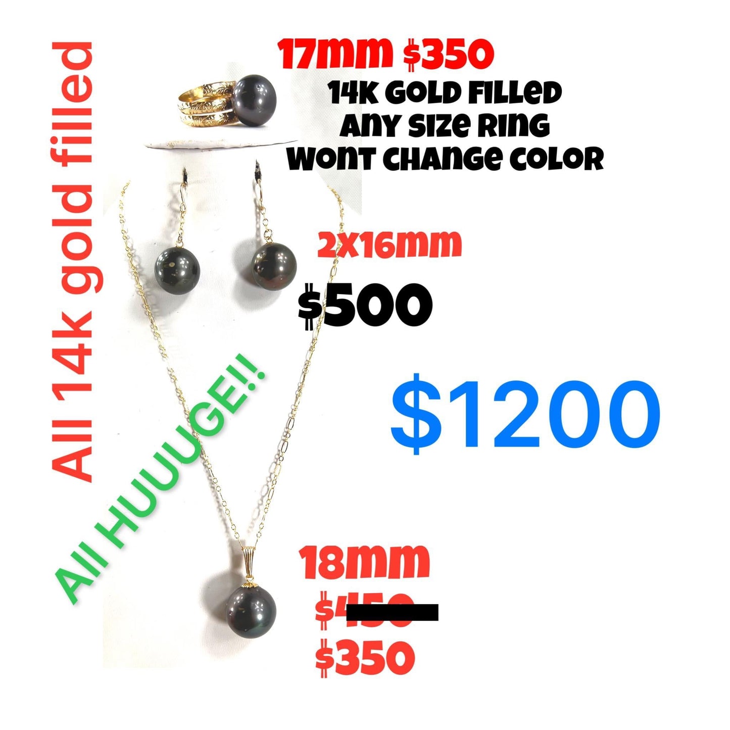 Authentic Tahitian pearls!