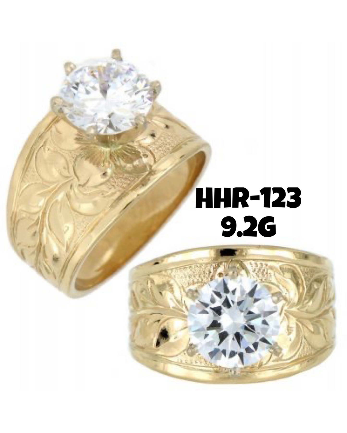 HHR (14K)HAWAIIAN RING #1 (HHR-107, HHR-108, HHR-117, HHR-122, HHR-123)