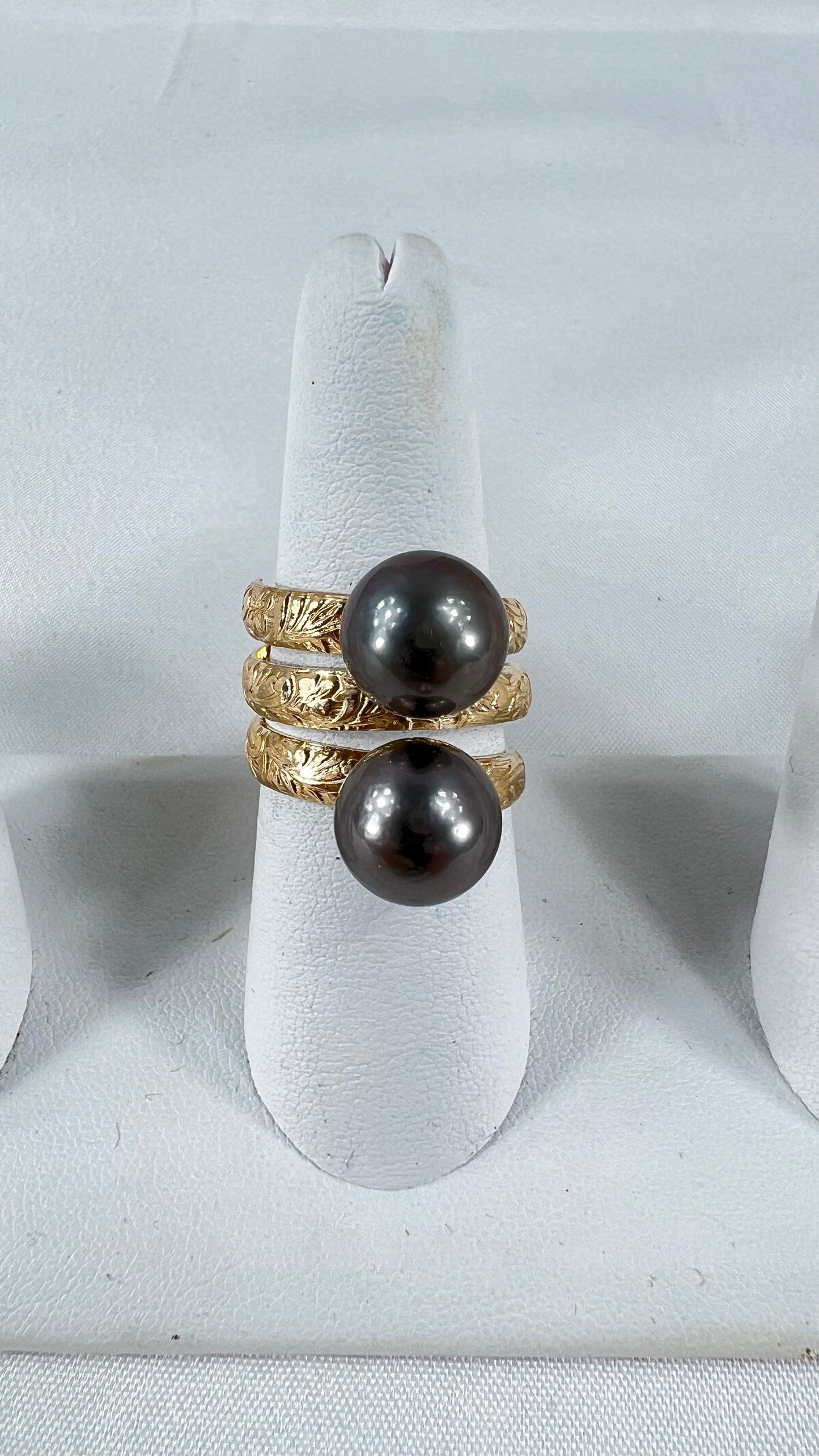 11mm Tahitian pearl ring