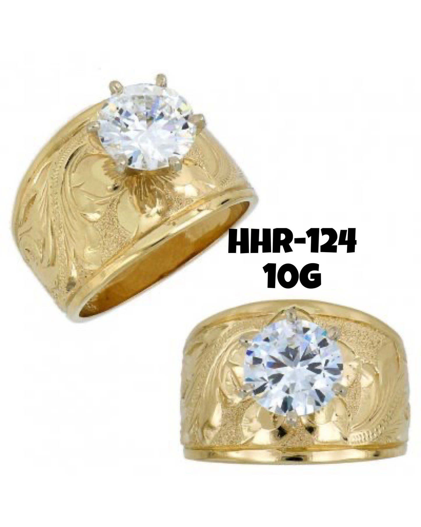 HHR (14K)HAWAIIAN RING #2 (HHR-124, HHR-125, HHR-135, HHR-147, HHR-162)