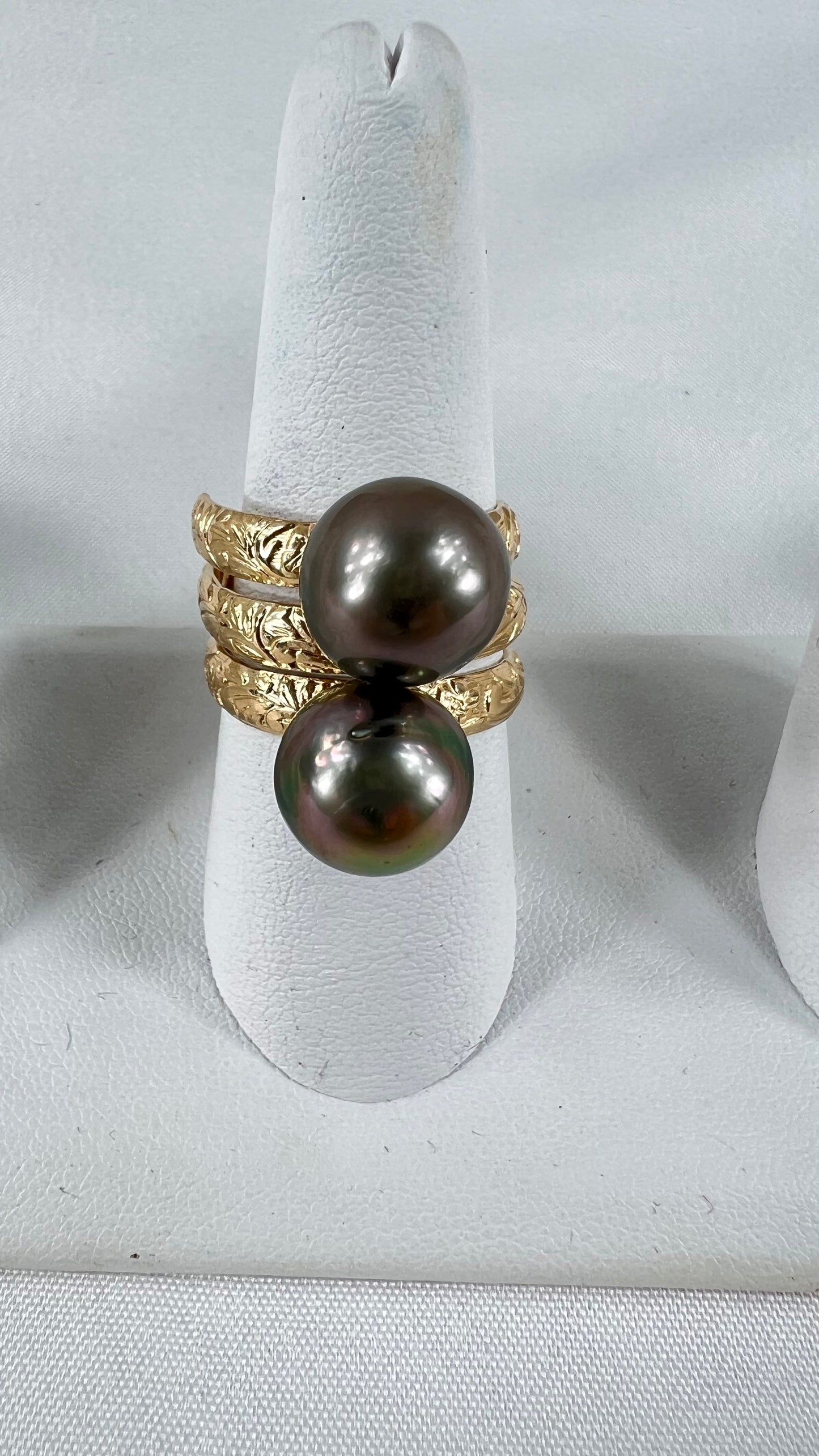 11mm Tahitian pearl ring